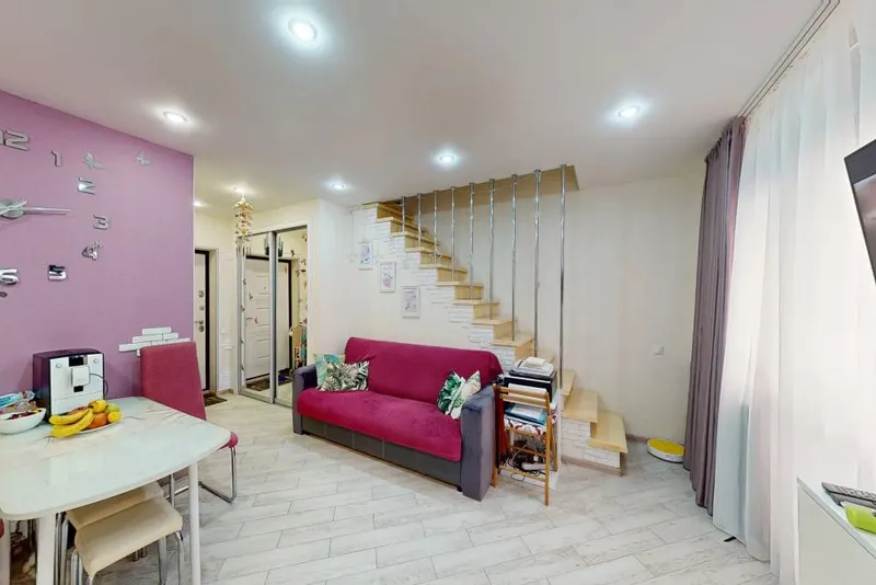 Двухуровневая квартира 71 м² (жилая)